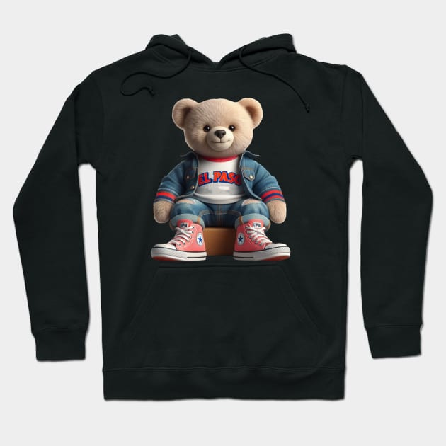 El Paso Teddy Bear Hoodie by Americansports